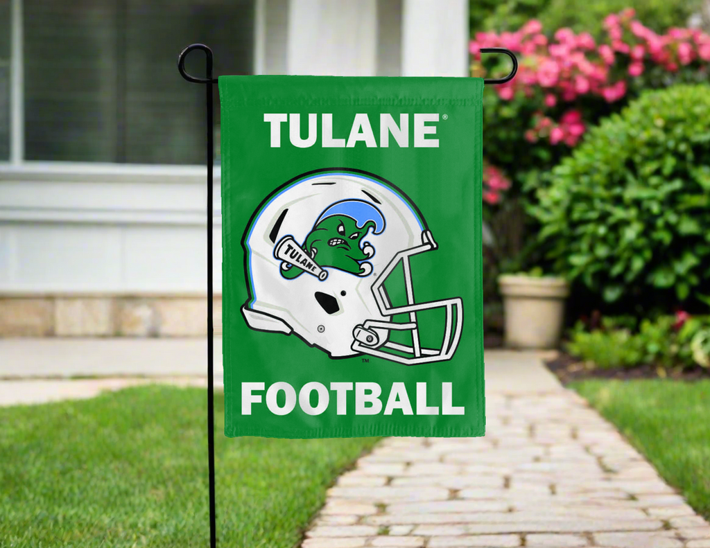 Tulane University - Football Double Sided Garden Flag