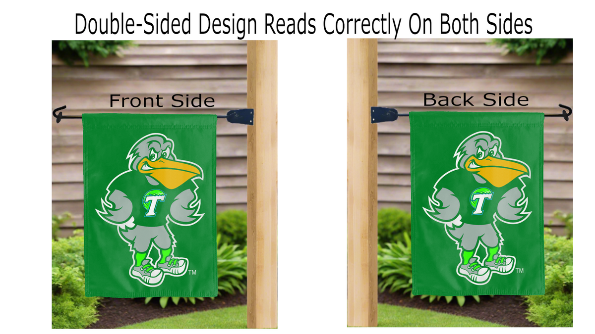 Tulane University - Riptide Double Sided Garden Flag