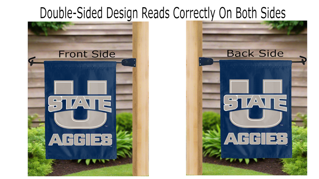 Utah State University Double Sided Garden Flag