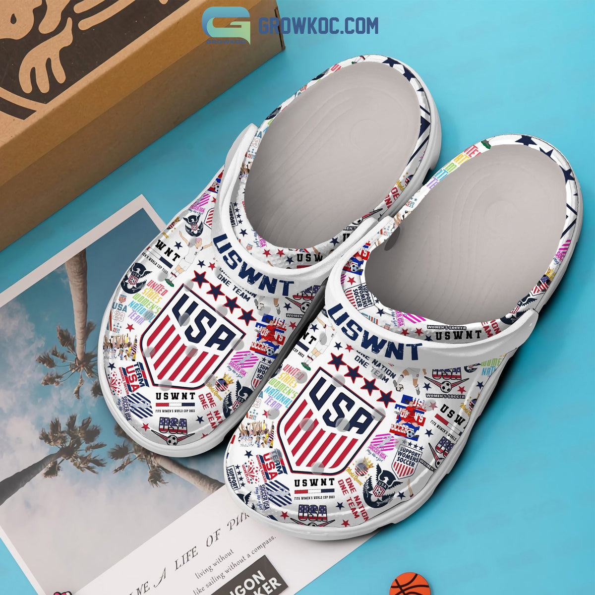 USA Women's World Cup One Nation One Team Crocs
