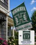 University of Hawaii Banner Rainbow Wahine House Flag
