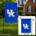 University of Kentucky 2 Sided Applique Garden Flag Logo