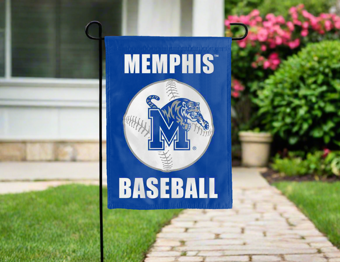 Memphis - Baseball Double Sided Garden Flag