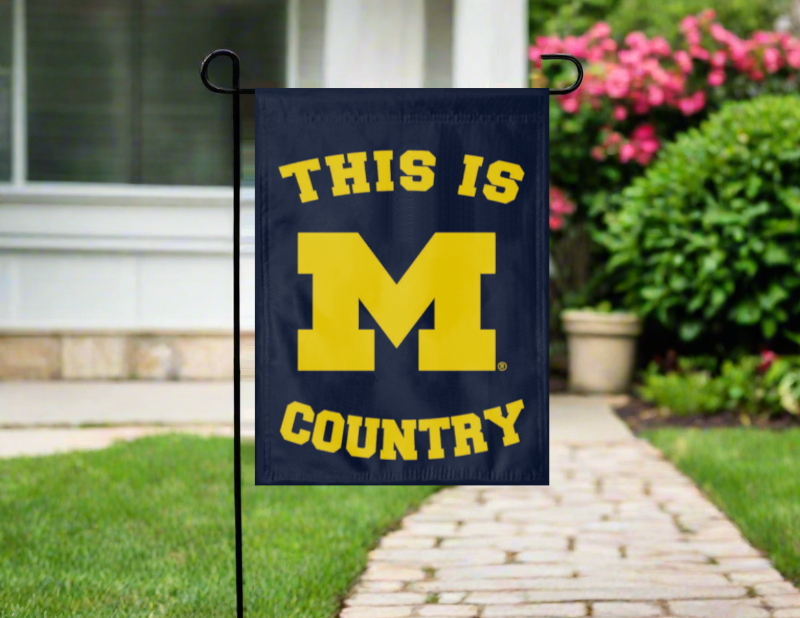 This Is University of Michigan Country Double Sided Garden Flag
