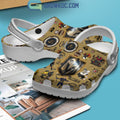 Vegas Golden Knights Champions Gold Design Crocs