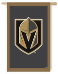 Vegas Golden Knights Flag 2 Sided Applique House Banner