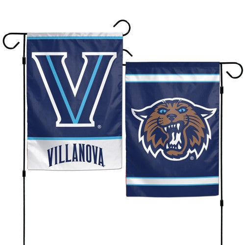 Villanova Wildcats 2 Sided Garden Flag Double Logo