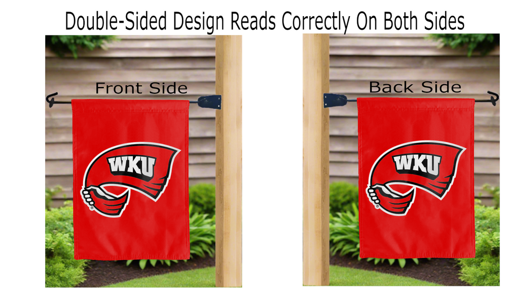Western Kentucky University - Hilltoppers Double Sided Garden Flag