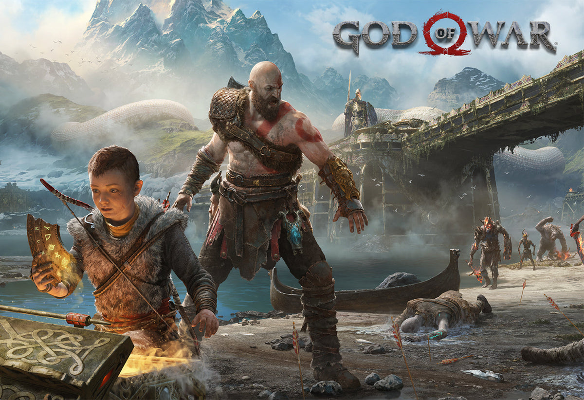 God of War Poster ‚Äî Art Print 01 | Kratos PlayStation Wall Art
