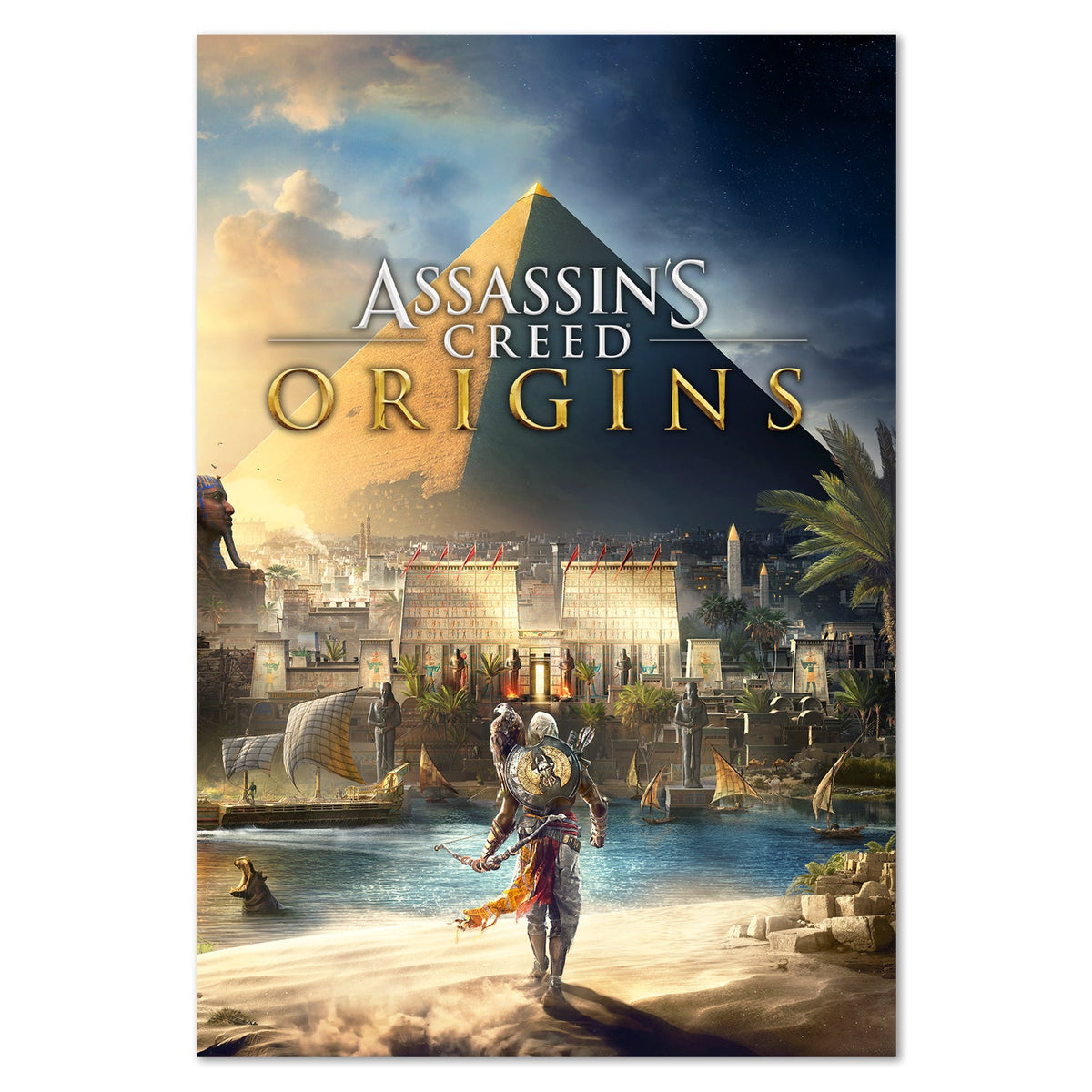 Assassin's Creed Origins Poster ‚Äî Art Print | Ubisoft Gaming Wall Art