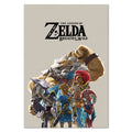 The Legend of Zelda: Breath of the Wild Poster ‚Äî Link and the Champions Print | Nintendo Wall Art