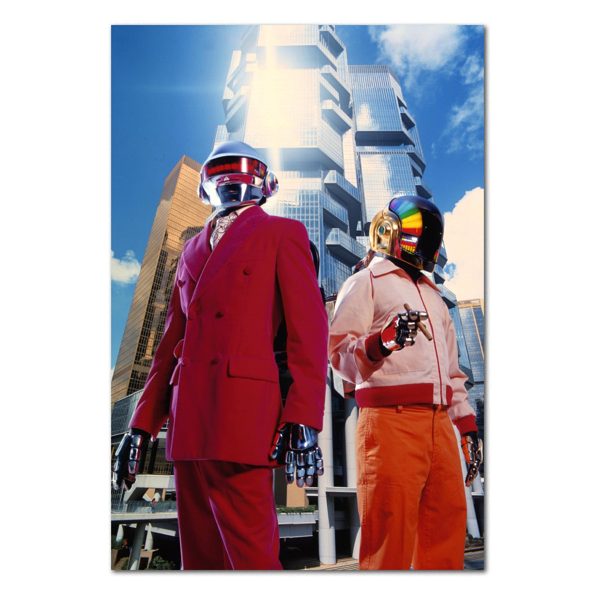 Daft Punk Poster ‚Äî Art Print 02 | Electronic Music Wall Art
