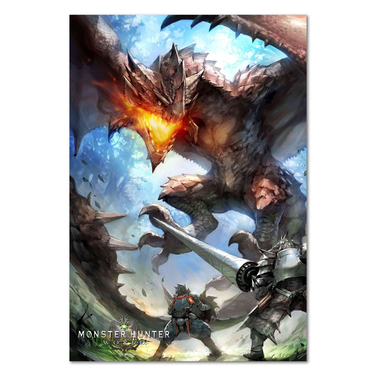 Monster Hunter: World Poster ‚Äî Art Print 01 | Capcom Gaming Wall Art