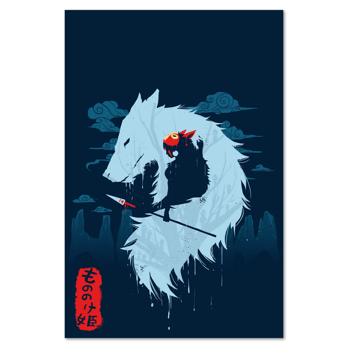 Princess Mononoke Poster ‚Äî Exclusive Art Print | Studio Ghibli Wall Art