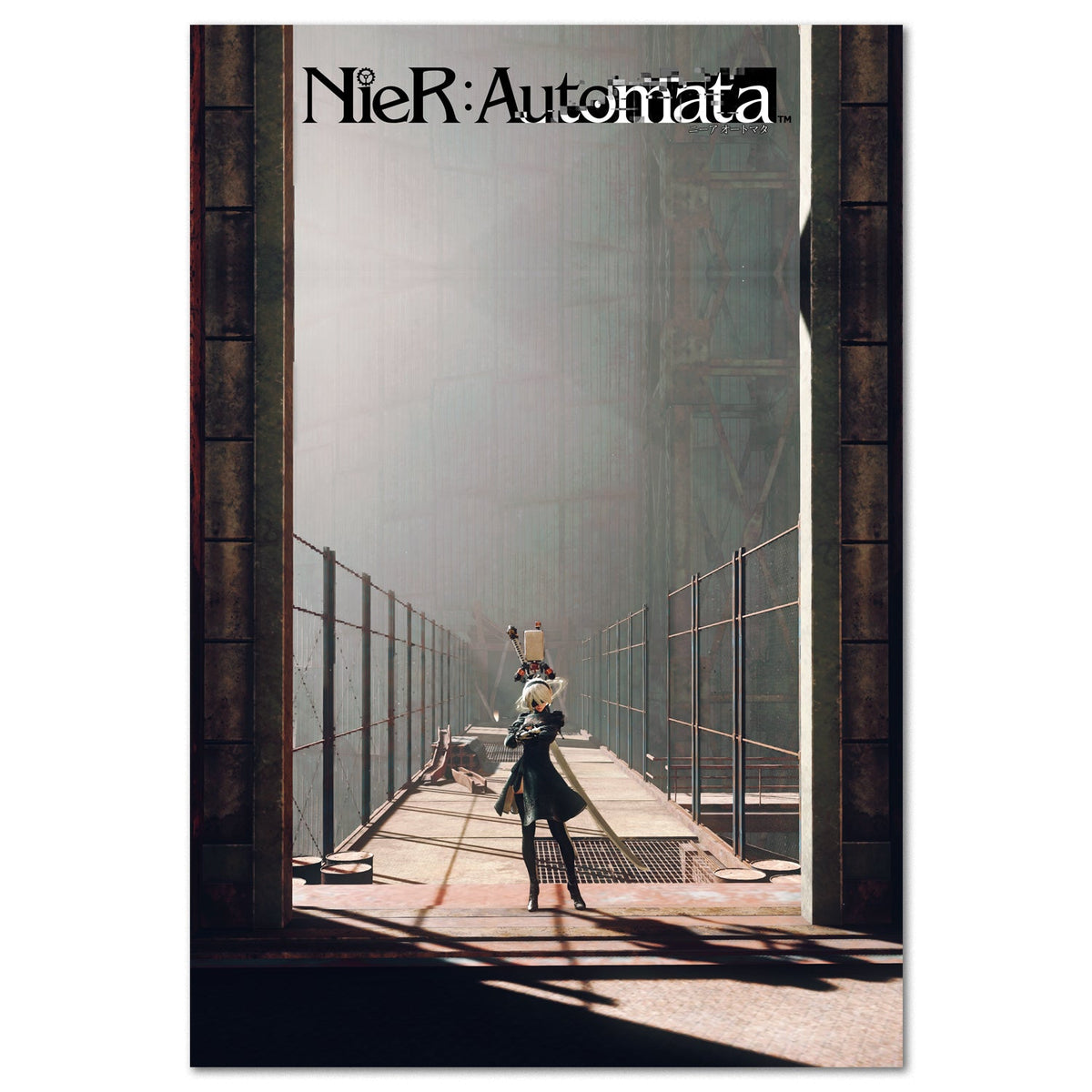 Nier Automata Poster ‚Äî In-Game Art Print | Square Enix Gaming Wall Art