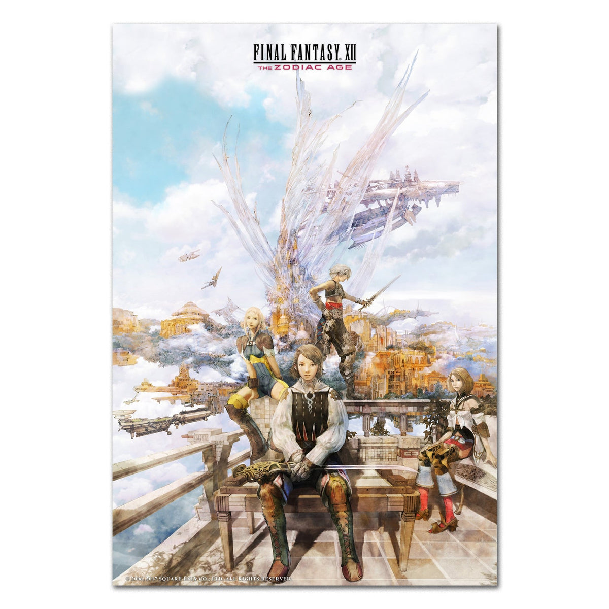 Final Fantasy XII (12) Poster ‚Äî The Zodiac Age Box Art Print | FFXII Square Enix Wall Art