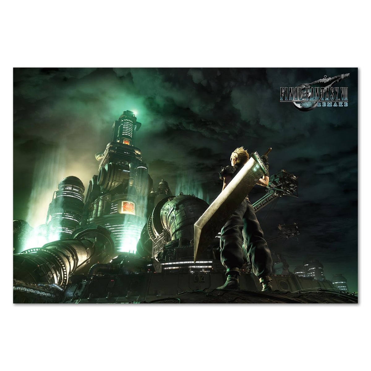 Final Fantasy VII (7) Remake Poster ‚Äî Key Art Print | FF7R Square Enix Wall Art