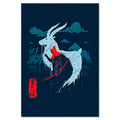 Princess Mononoke Poster ‚Äî Prince Ashitaka Exclusive Art Print | Studio Ghibli Wall Art