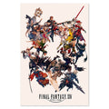 Final Fantasy XIV Heavensward Poster ‚Äî Job Roster Art Print | FFXIV Square Enix Wall Art