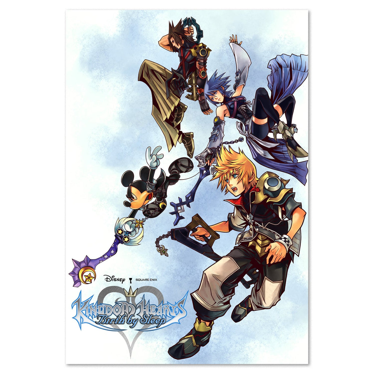 Kingdom Hearts Birth by Sleep Poster ‚Äî Key Art Print | JRPG Gaming Wall Art