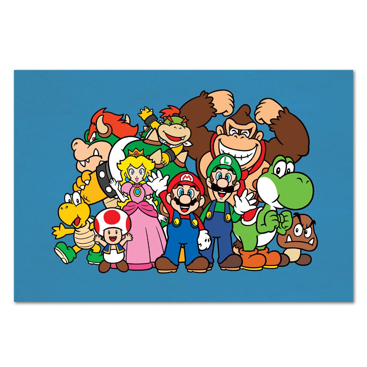 Mario Kart Poster ‚Äî Exclusive Art Print | Nintendo Racing Game Wall Art