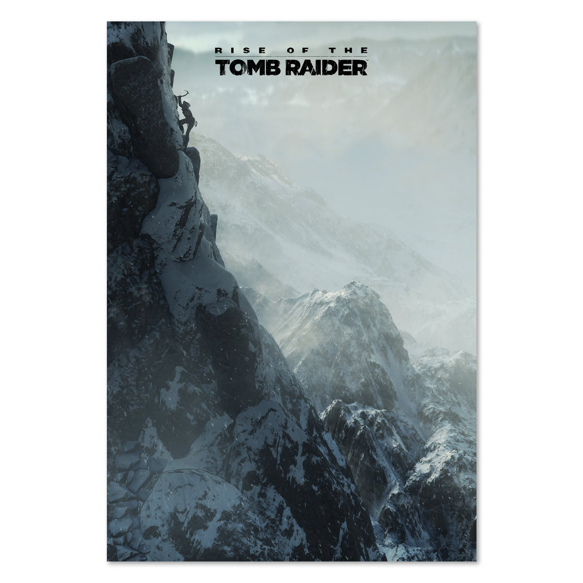 Rise of the Tomb Raider Poster ‚Äî Promotion Art Print 01 | Lara Croft Gaming Wall Art