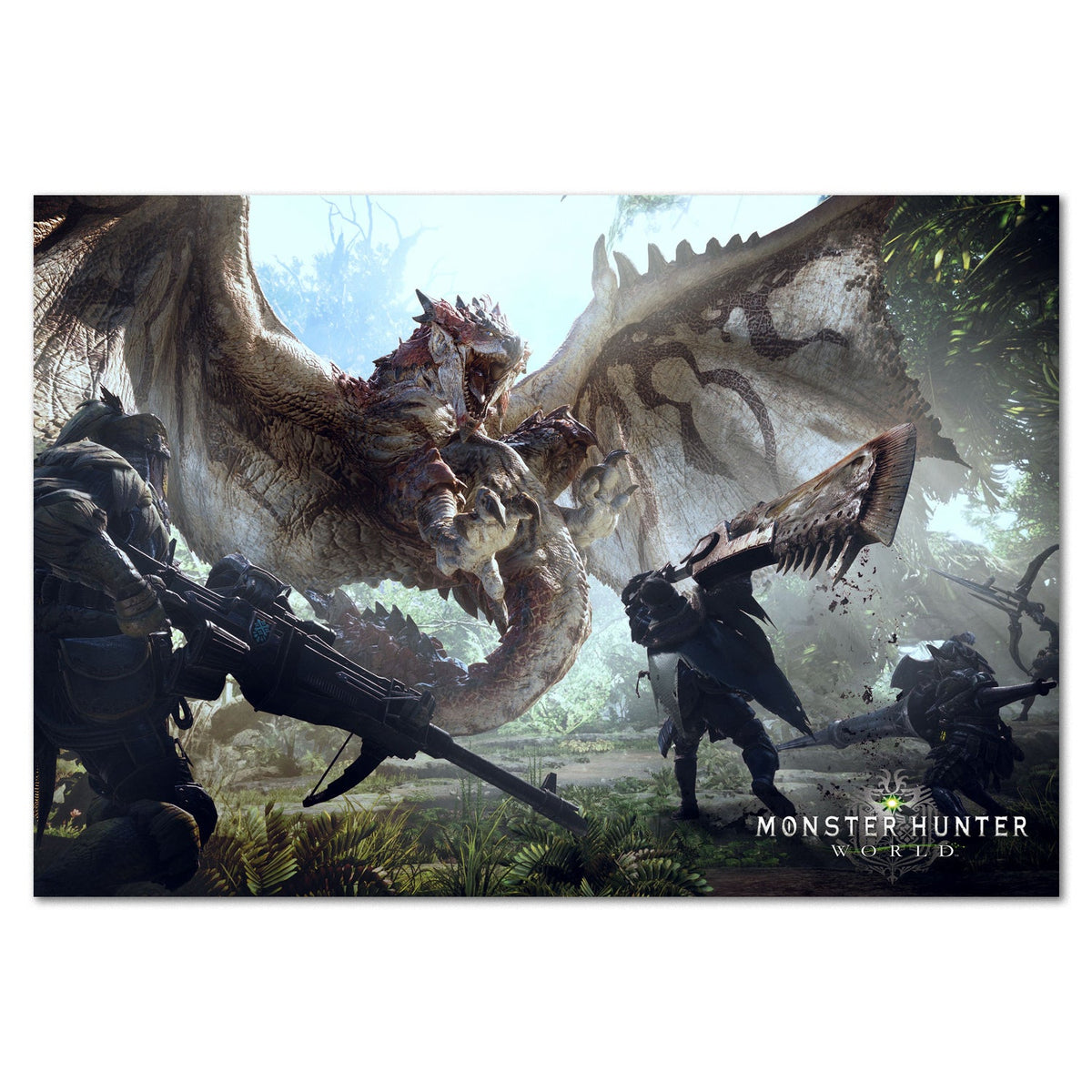 Monster Hunter: World Poster ‚Äî Art Print 02 | Capcom Gaming Wall Art