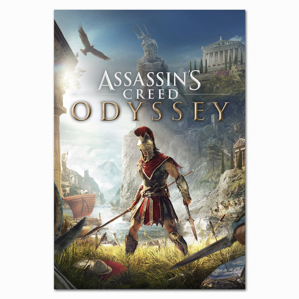 Assassin's Creed Odyssey Poster ‚Äî Art Print 01 | Ubisoft Gaming Wall Art