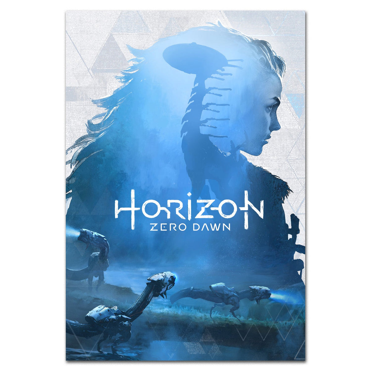 Horizon Zero Dawn Poster ‚Äî Book Art Print | Aloy PlayStation Wall Art
