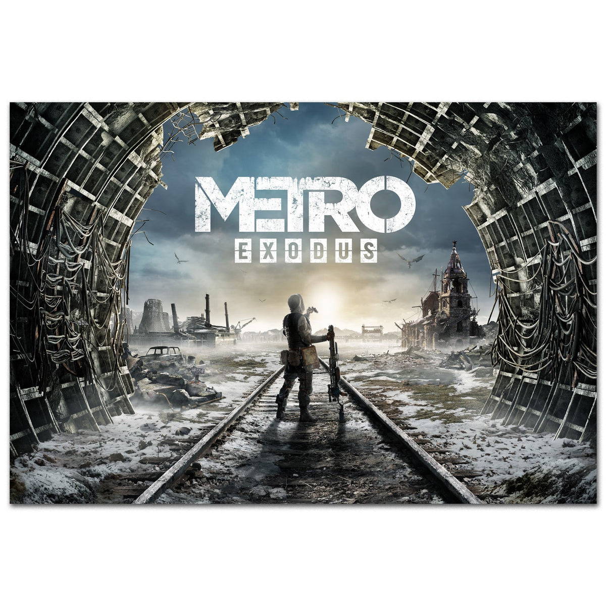 Metro Exodus Poster ‚Äî Art Print | Post-Apocalyptic FPS Wall Art