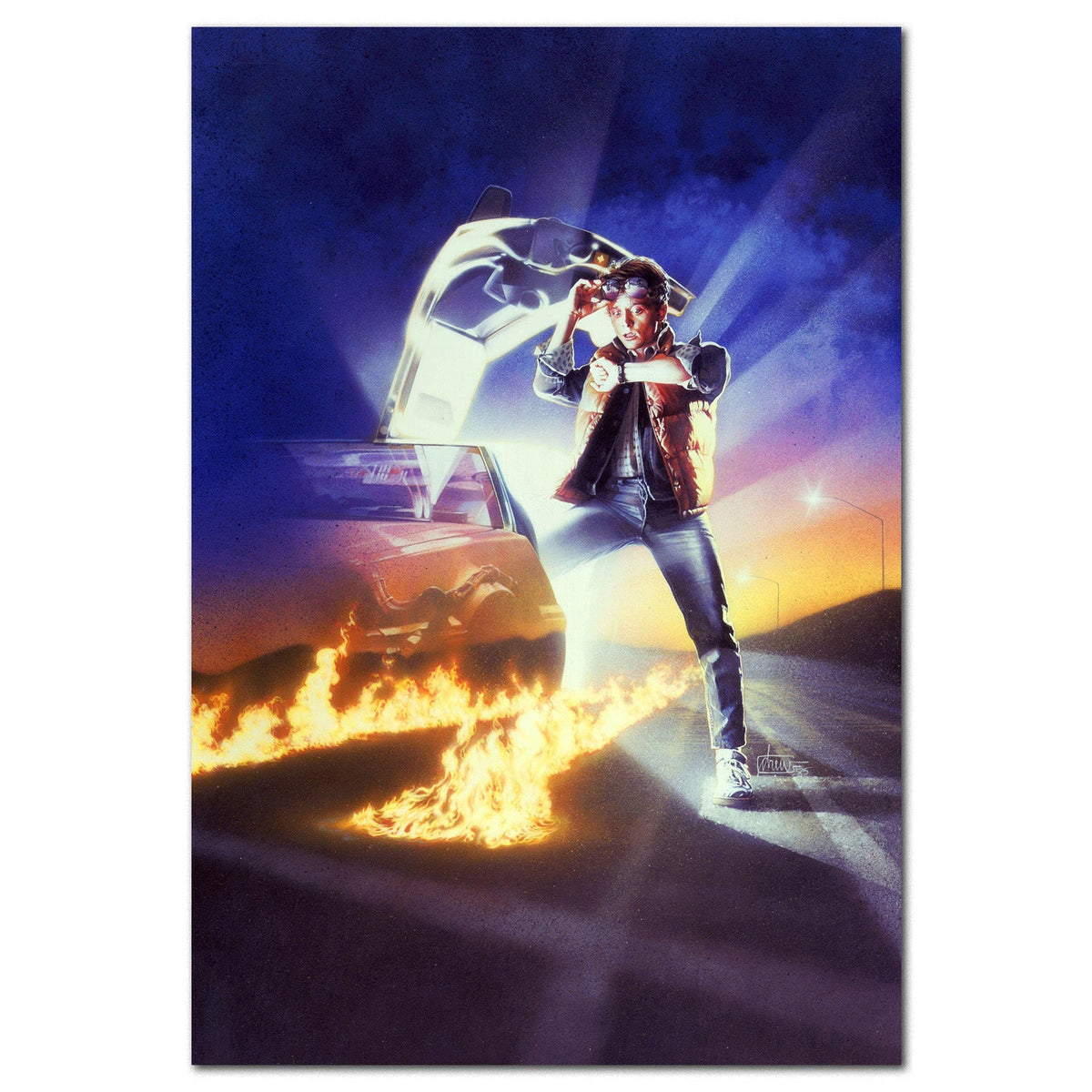 Back to the future Movie Poster | Art Print