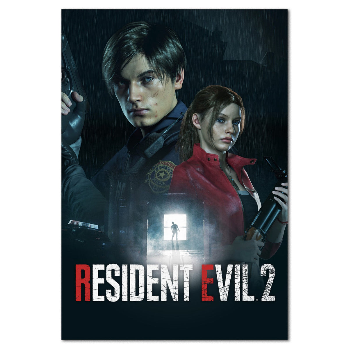 Resident Evil 2 Remake Poster ‚Äî Art Print | Capcom Horror Game Wall Art
