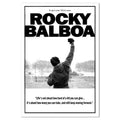 Rocky Movie Poster Art with Motivational Quotes