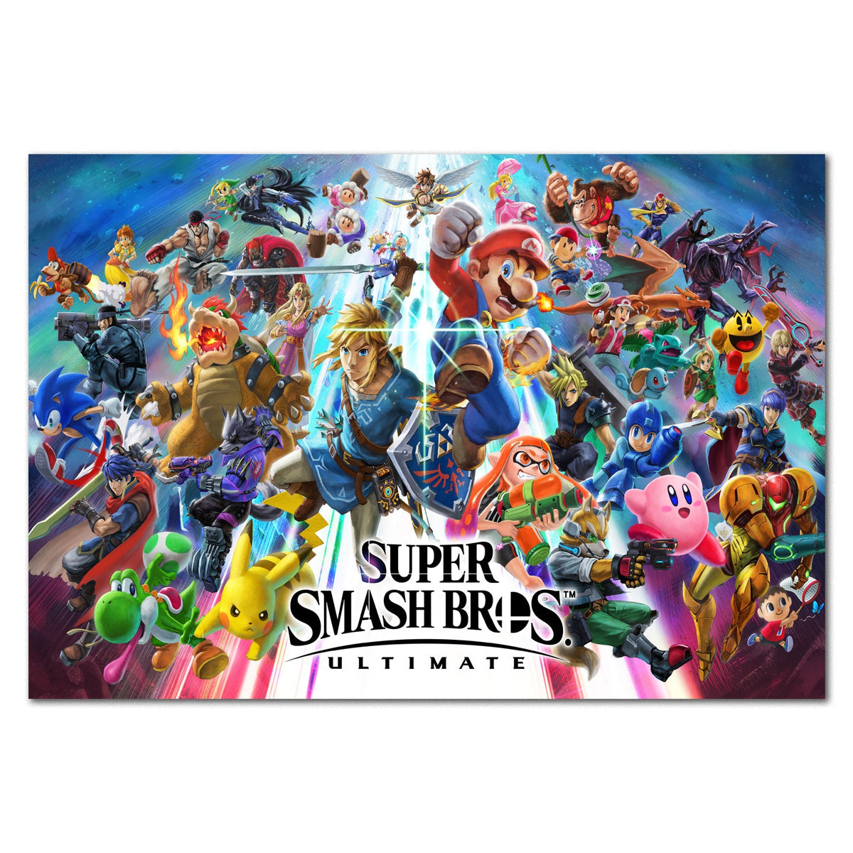 Super Smash Bros Ultimate Poster ‚Äî Key Art 01 Print | Nintendo Switch Wall Art