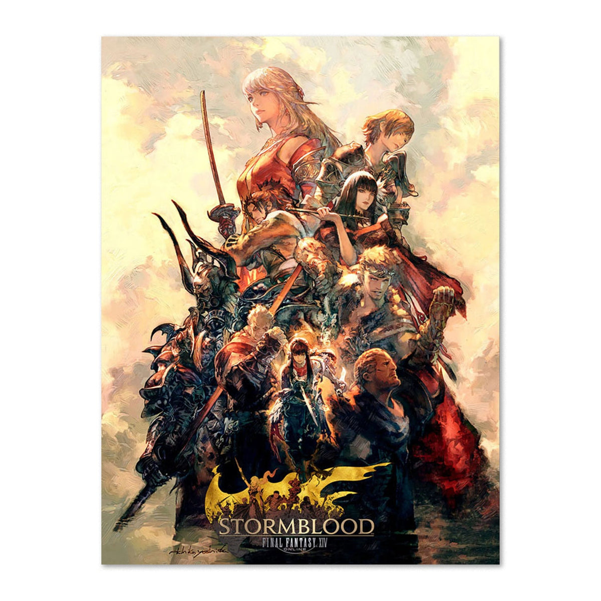 Final Fantasy XIV Stormblood Poster ‚Äî Key Art Print | FFXIV Square Enix Wall Art