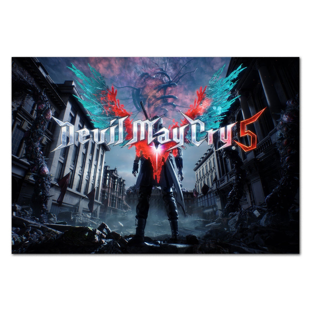 Devil May Cry 5 Poster ‚Äî Nero Key Art Print | Capcom DMC Wall Art