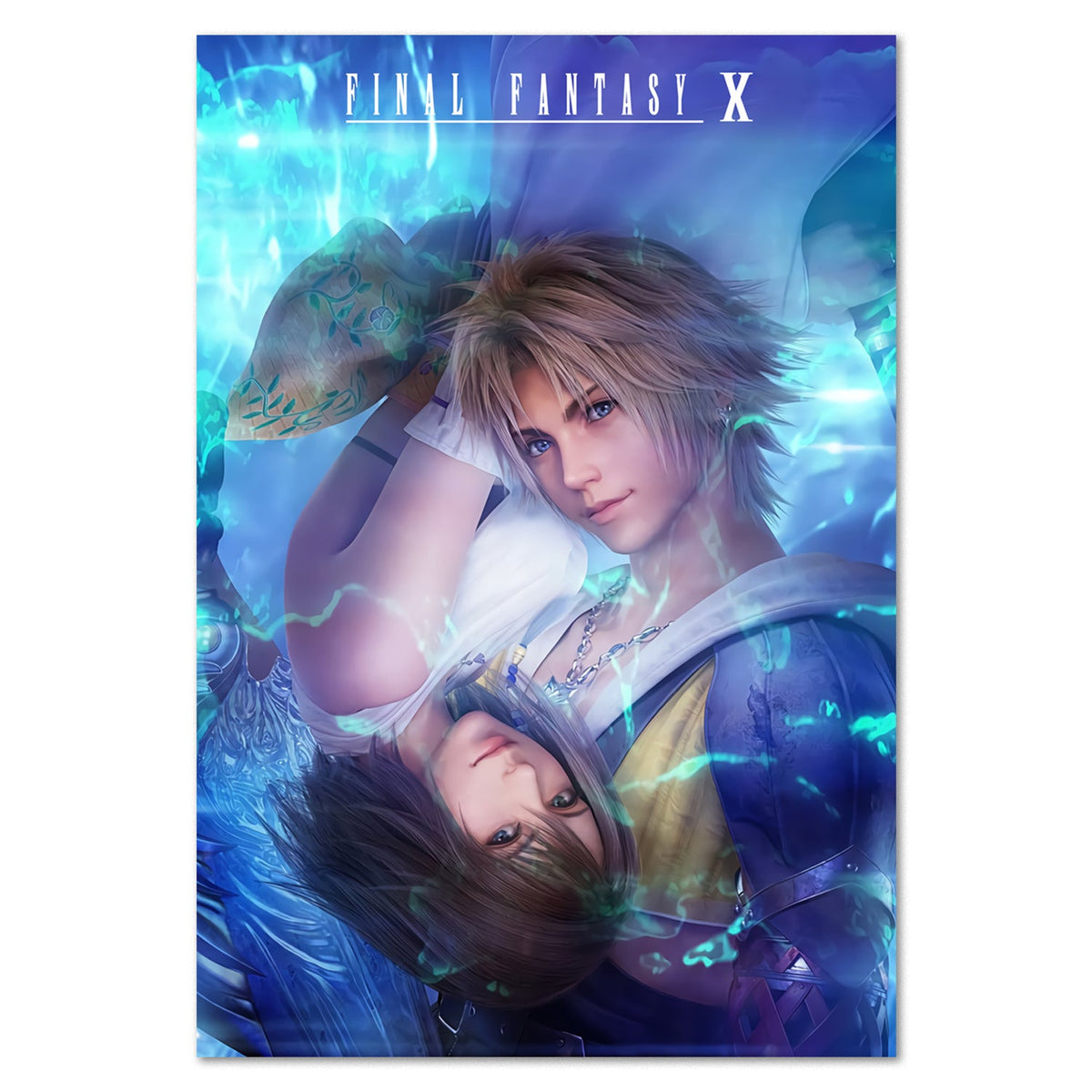 Final Fantasy X Remastered Poster ‚Äî Box Art Print | FFX HD Square Enix Wall Art