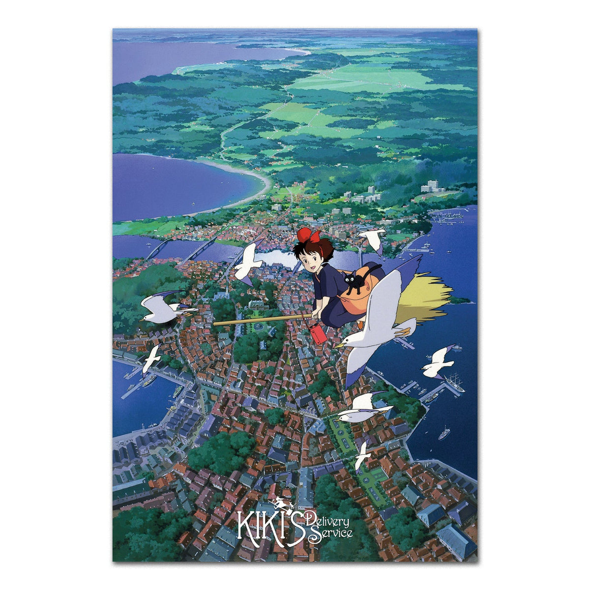 Kiki's Delivery Service Poster ‚Äî Art Print | Studio Ghibli Wall Art