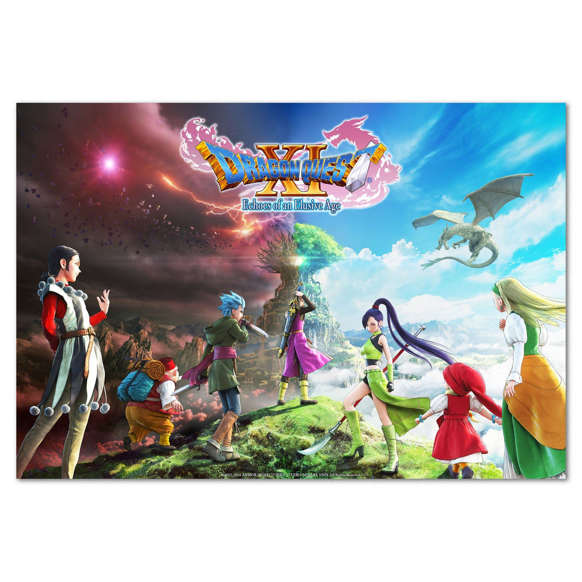 Dragon Quest XI Poster ‚Äî Art Print | Square Enix JRPG Wall Art