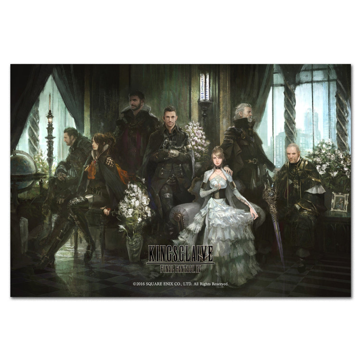 Final Fantasy XV Kingsglaive Poster ‚Äî Concept Art Print | FFXV Square Enix Wall Art