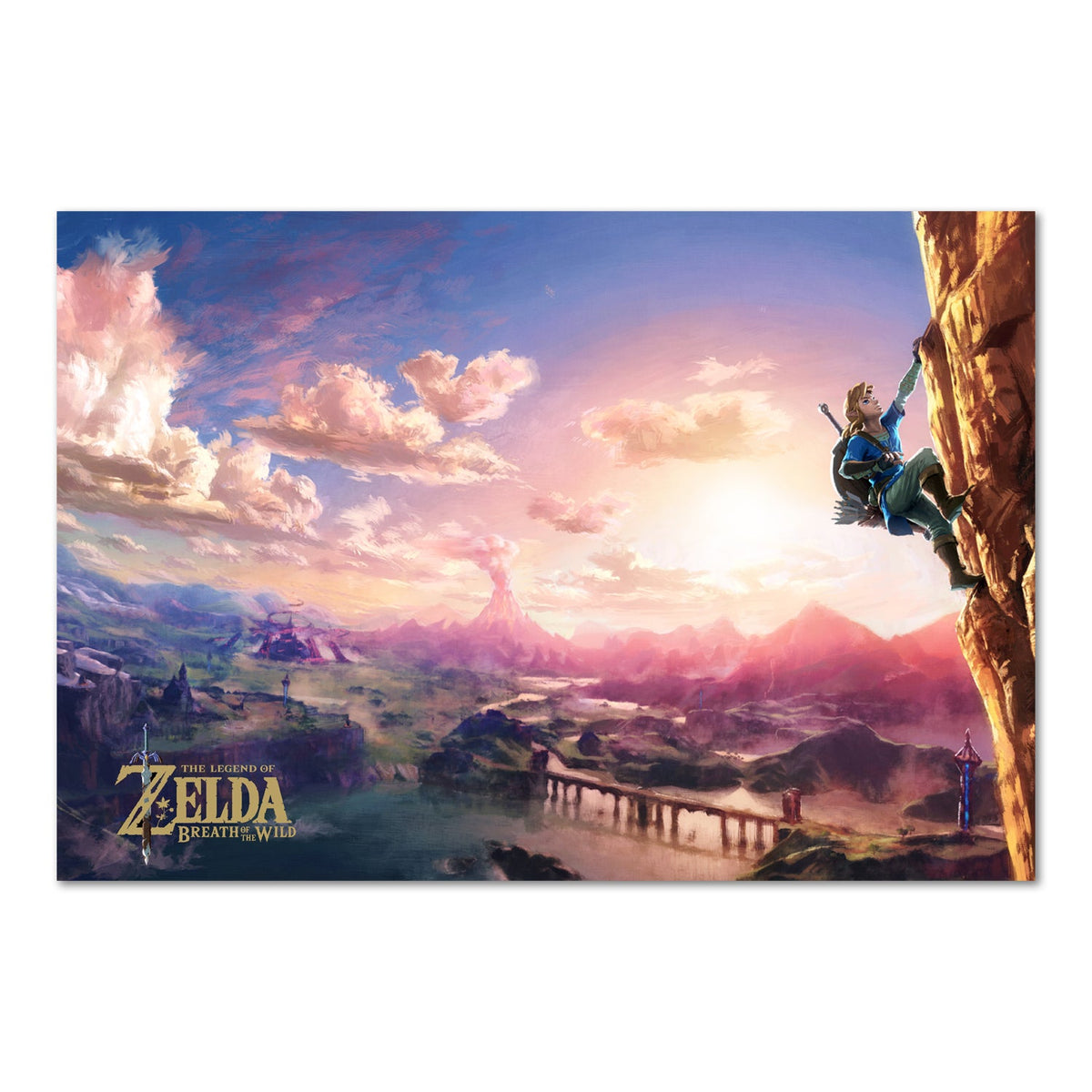 The Legend of Zelda: Breath of the Wild Poster ‚Äî Key Art Print 03 | Nintendo Wall Art