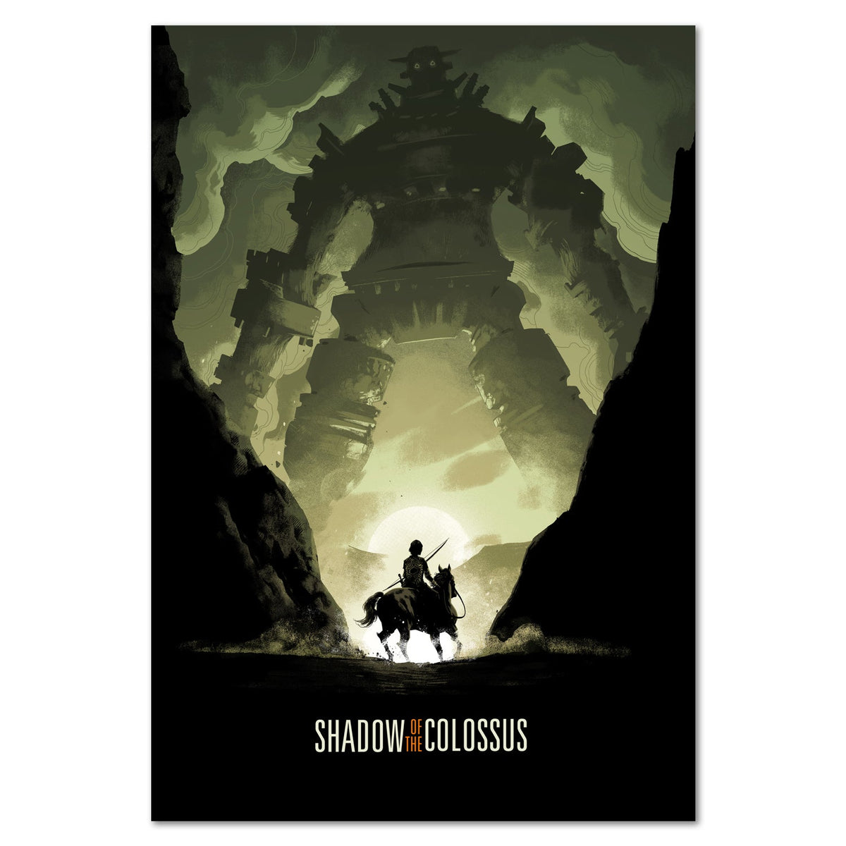 Shadow of the Colossus Poster ‚Äî Art Print | PlayStation Gaming Wall Art