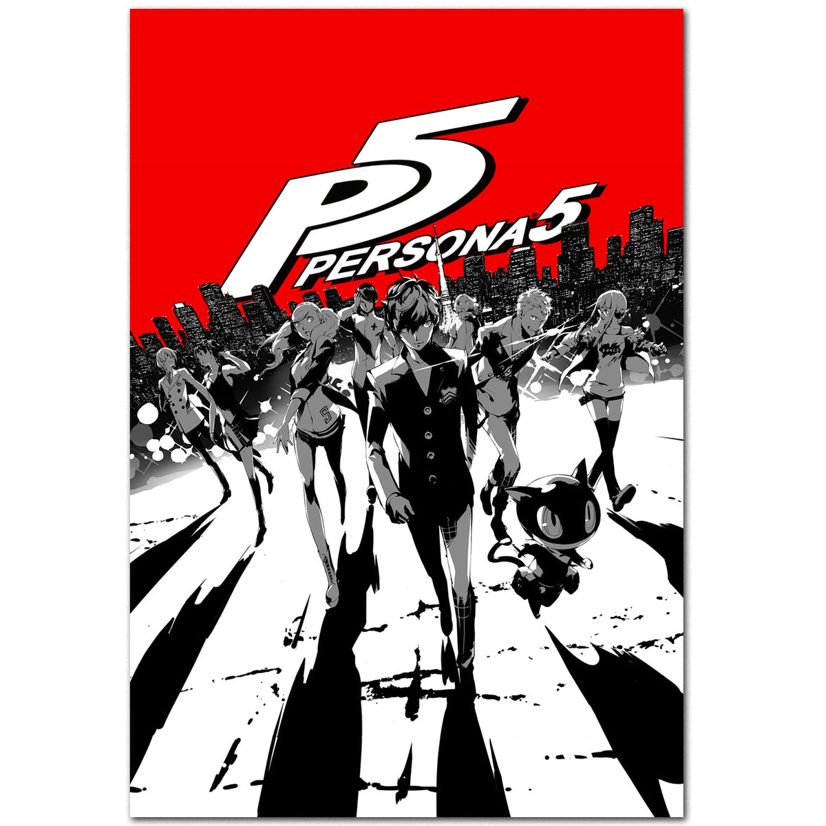 Persona 5 Poster ‚Äî Alternative Steel Box Art Print | Atlus JRPG Anime Wall Art