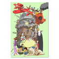 Studio Ghibli Characters Collage Art