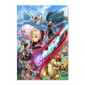 Super Smash Bros Poster ‚Äî Promotion Art Print 01 | Nintendo Fighting Game Wall Art