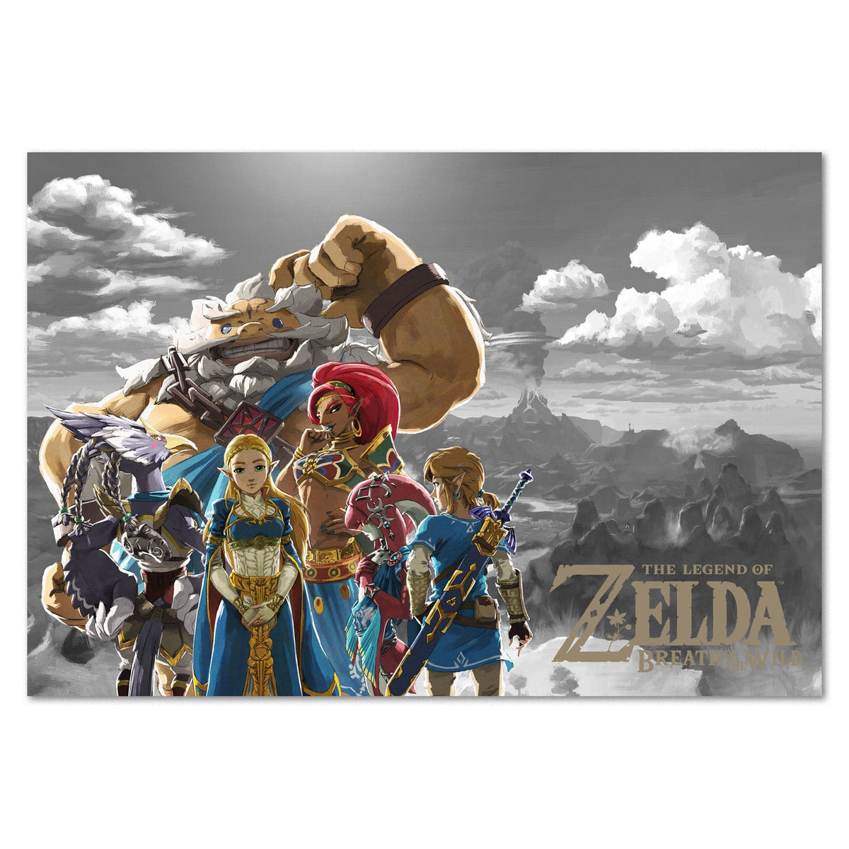 The Legend of Zelda: Breath of the Wild Poster ‚Äî Champions Exclusive Art Print 01 | Nintendo Wall Art