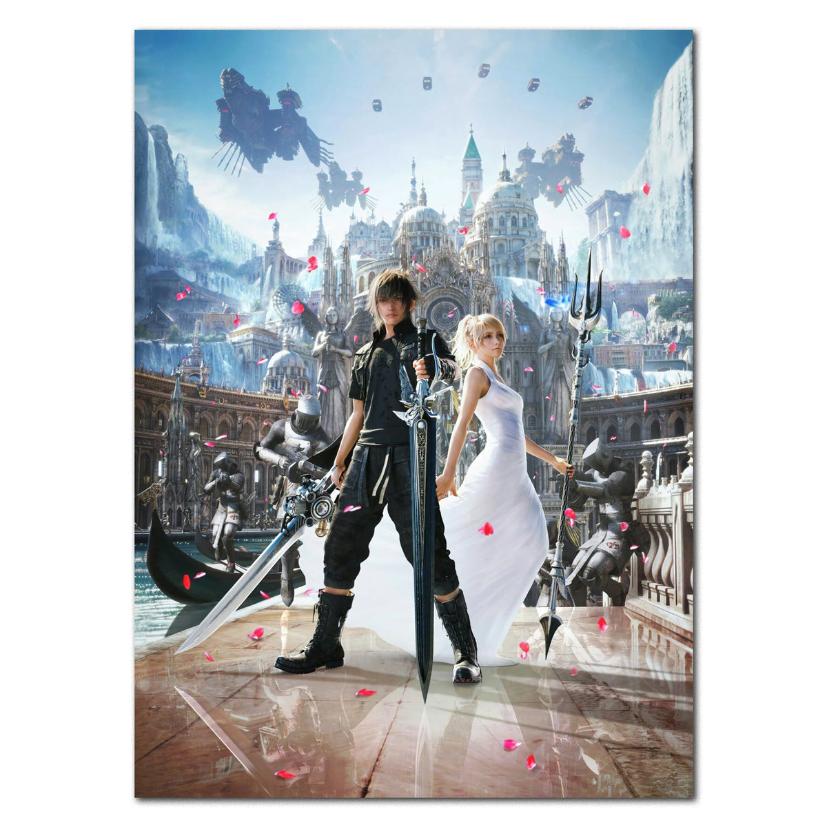Final Fantasy XV (15) Poster ‚Äî Noctis and Luna Key Art Print | FFXV Square Enix Wall Art