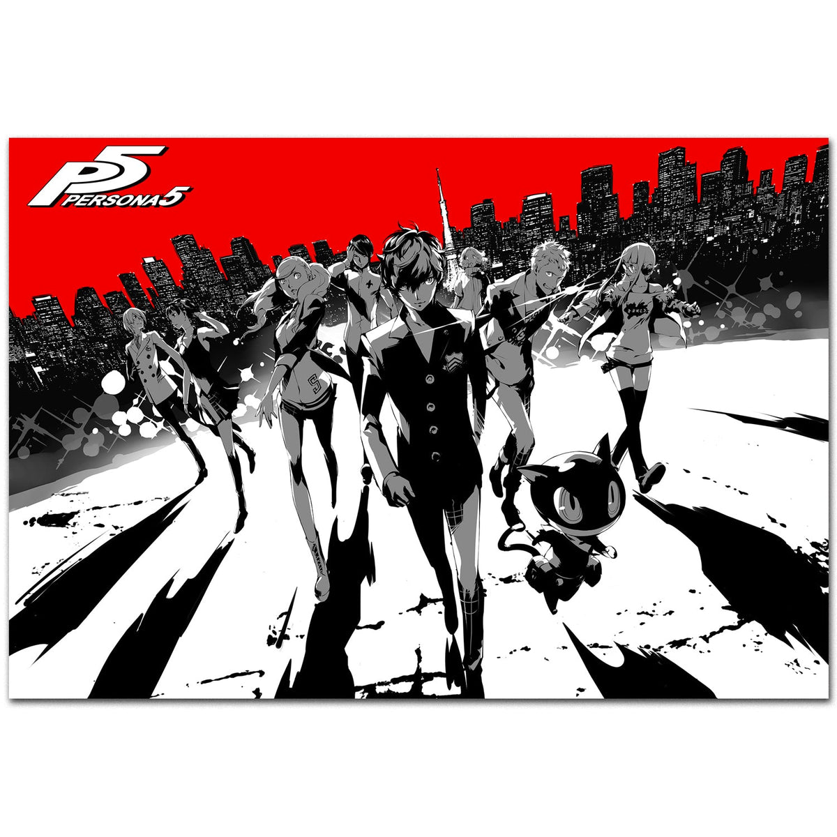 Persona 5 Steel Box Art Poster ‚Äî JRPG Wall Art | Atlus Print