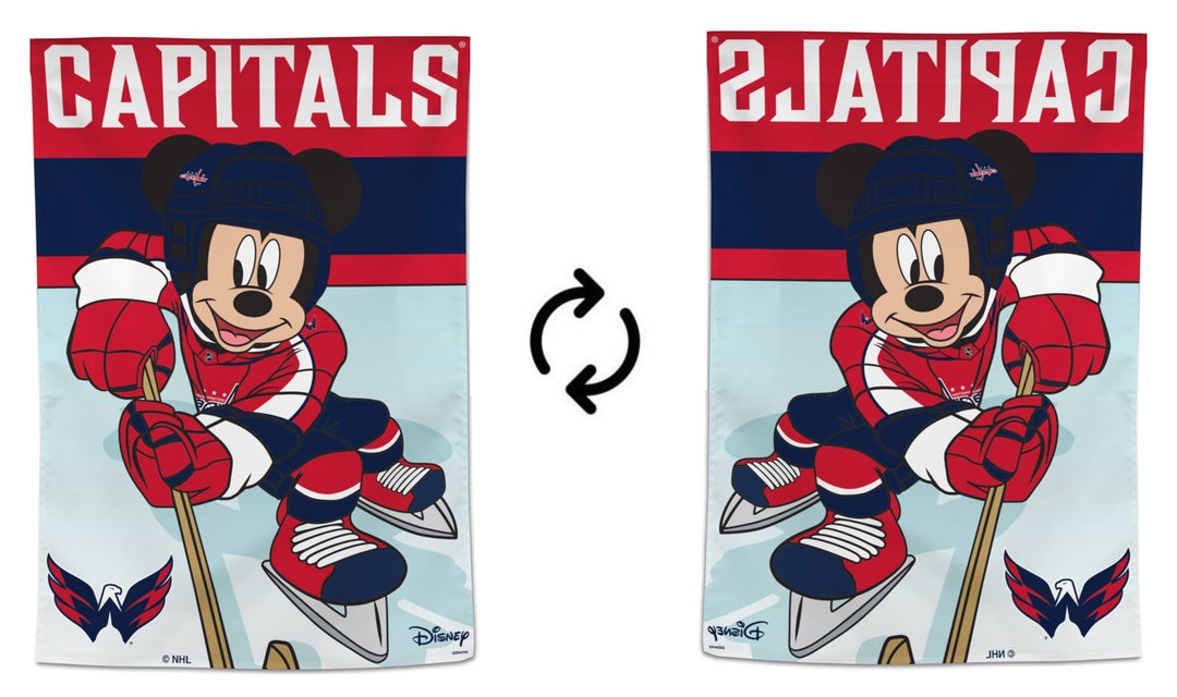 Washington Capitals Flag Mickey Mouse Hockey House Banner