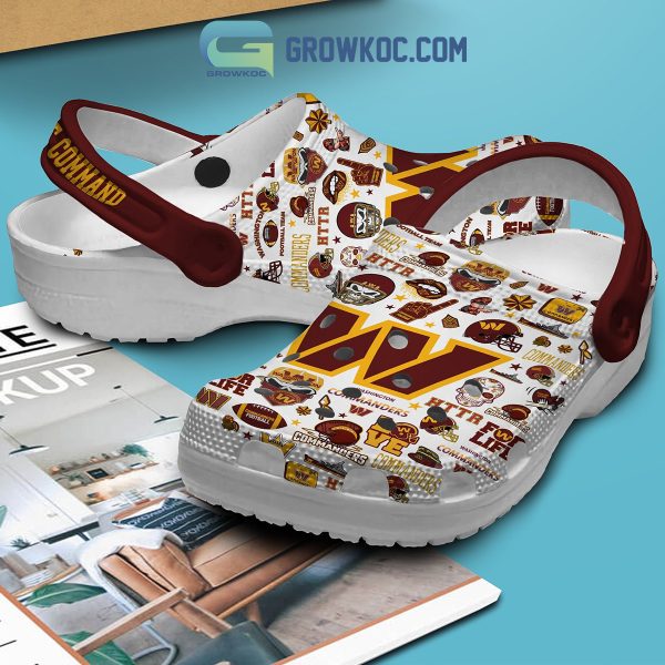 Washington Commanders Take Command Clogs Crocs